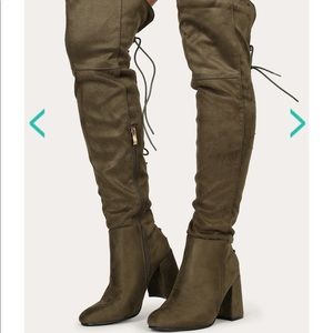 Over the Knee Lace up boots